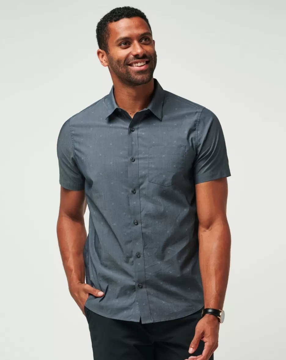 ACROSS THE POND BUTTON-UP*TravisMathew Best