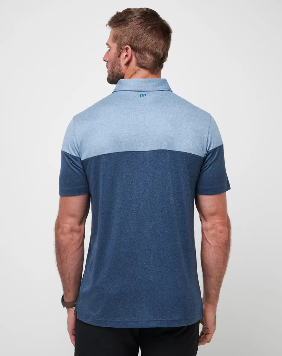 HEATER PRO COLOR BLOCK POLO*TravisMathew New