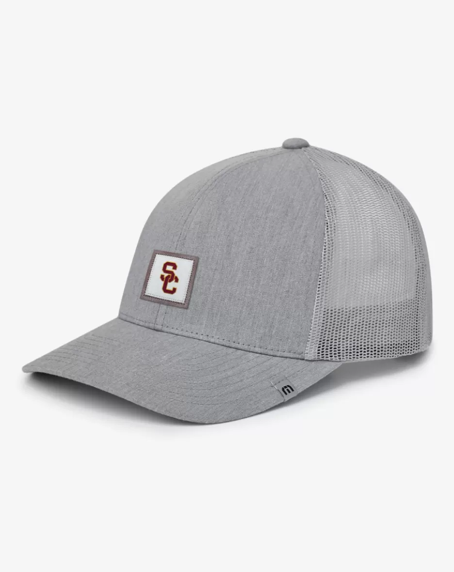 USC LEATHER PATCH SNAPBACK HAT*TravisMathew New